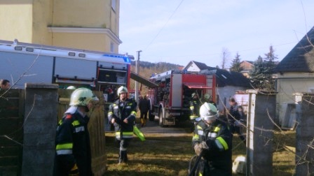 Wohnhausbrand in Dorf Rosenau